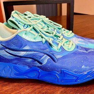 Puma Lamelo Ball MB.04 LO Team Ultra Blue/Blue Glimmer Basketball Shoes Size 8.5